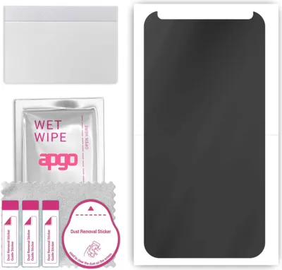 Produktbild von apgo Hydrogel Blickschutzfolie, Matt, kompatibel mit LG V30S ThinQ, Privacy Displayschutzfolie, Schutzfolie mit Positionierhilfe, Anti-Spy, kratzfest, einfache Montage