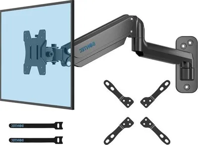 Obrázok produktu pre Otočné rameno na monitor 13–42 palcov, výškovo nastaviteľné, naklápacie, otočné, VESA 200 × 200 mm