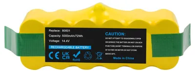 Ersatzakku 5000mAh 14,4V Ni-MH für iRobot Roomba 500–980 Serie