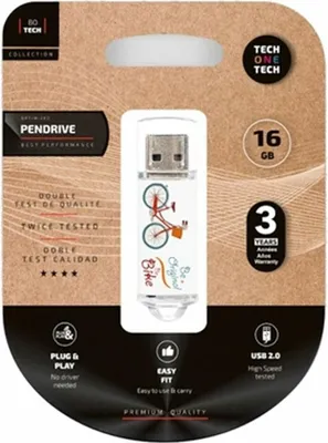 Zdjęcie produktu dla Pendrive Tech One Tech TEC4005-16 16 GB