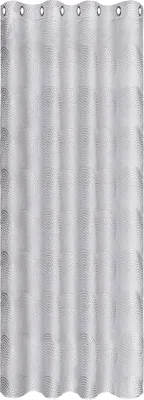 Produktbild von Gerster Ösenschal Jacquard, uni 140 cm x 245 cm, silber