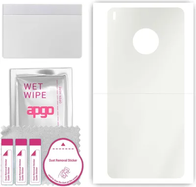 Produktbild von apgo Rückseite Schutzfolie, Matt, kompatibel mit Huawei Y9a, Hinten Hydrogel-Displayschutzfolie mit Positionierhilfe, kratzfest, einfache Montage