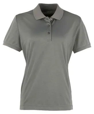 Produktbild von Premier - Poloshirt für Damen LT3130 (L) (Dunkelgrau)