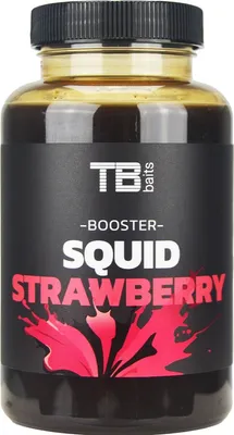 Zdjęcie produktu dla TB Baits TOMAS BLAZEK Booster 500ml Squid Strawberry - zalewa squid truskawka