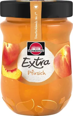 Produktbild von Schwartau Extra Pfirsich, 340g