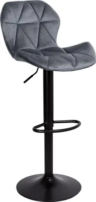 Image de Tabouret réglable Sevilla, gris, Velvet BL
