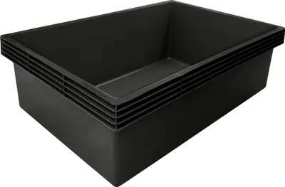Produktbild von Ubbink Teichschale Fertigteich Victoria Quadro 7 Kübel rechteckig 980 l schwarz