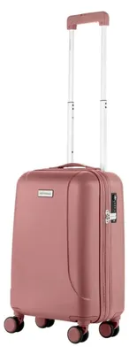 Produktbild von Skyhopper Hartschalen Handgepäck Koffer 55cm - Leichter Kabinentrolley (Rosa, Kleine)