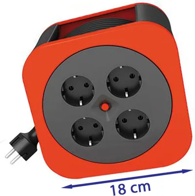 Produktbild von REV Kabelbox S S-Box rot 10m
