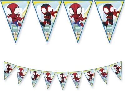 Image de Drapeau en papier -LigneSpidey, 3MTR.