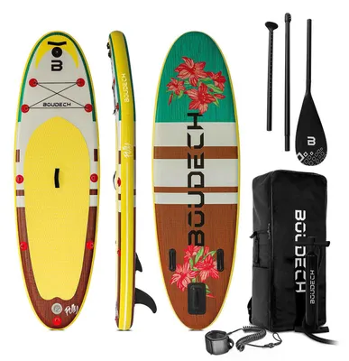 Immagine prodotto di Stand Up Paddle Board Allround - Tavola da SUP gonfiabile 275X80X15 cm con pagaia, cavigliera, gonfiatore, kit riparazione e borsa da trasporto. Idonea per principianti. Peso Max 140kg