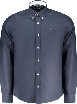 Produktbild von Kontrast-Hemd mit Logo Stickerei und Button-Down-Kragen : Größe - S Größe: S