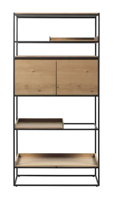 Productafbeelding van Boekenkast Rivoli Naturel H181 cm - Giga Living