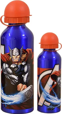 Produktbild von Avengers Alu-Trinkflasche 500 ml - Kinder Trinkflasche aus Aluminium
