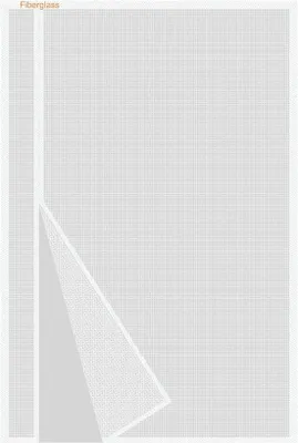 Productafbeelding van Zij-opening Magnetische Vliegengordijn 95x205cm - Klamboedeur Hordeur voor Terras en Balkon