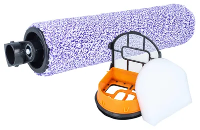 Produktbild von vhbw 2-tlg. Zubehör-Set Ersatz für Shark WDB1F2 für Staubsauger - Bürstenrolle, Filter