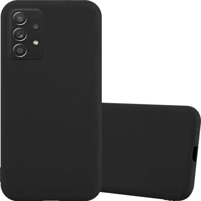 Produktbild von Cadorabo Hülle für Samsung Galaxy A52 (4G / 5G) / A52s Schutzhülle in Schwarz Handyhülle TPU Silikon Etui Case Cover