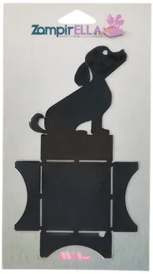 Kerzenhalter aus Metall, schwarz, 7x11x19 cm, 10 Stück