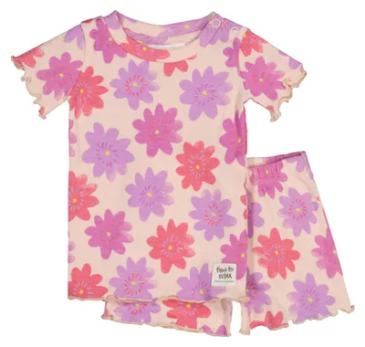 Produktbild von Feetje Premium Summerwear Shortama - Bibi Bloom - Gr. 80 - Lila | Feetje