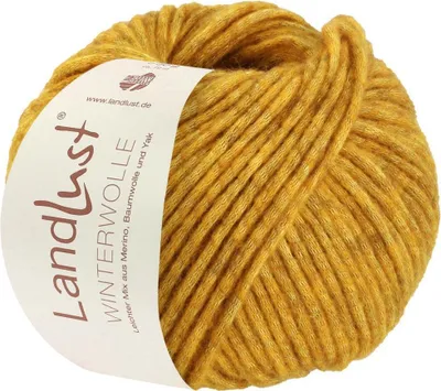 Produktbild von Lana Grossa - Landlust Winterwolle 0033 dottergelb meliert