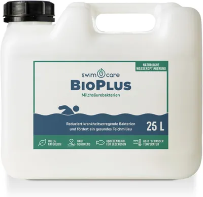 Produktbild von swimcare BioPlus 25L Milchsäurebakterien für Schwimmteich 100% biologisch