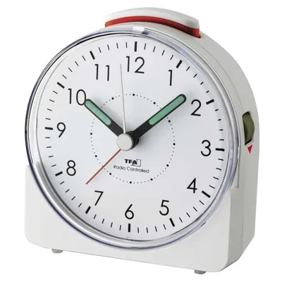 Produktbild von TFA - Analoger Funk-Wecker SUNRISE - 60.1513.02 - weiß