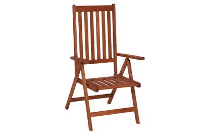 Produktbild von Merxx Gartenmöbel Set Vitoria 3tlg., 2 Klappsessel, 1 Ausziehtisch 65 (130) x 70 cm - Eukalyptus