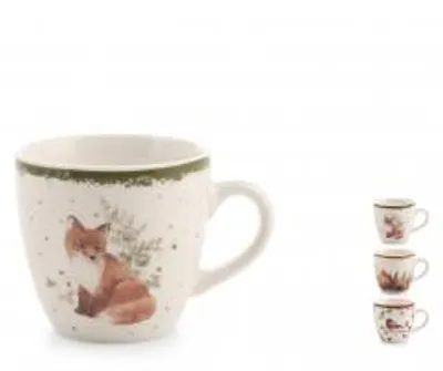Immagine prodotto di H&H Set 18 Tazze Caffè Autumn In New Bone China Cc 100