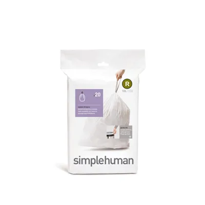 Image de Sacs poubelle 20 pièces - taille R 10L / simplehuman