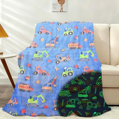 Produktbild von Leuchtende Fleece-Decke für Kinder und Erwachsene
