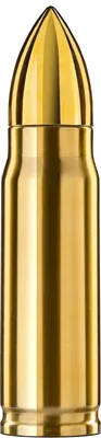 Produktbild von Große Thermosflasche in Patronenform, Gold