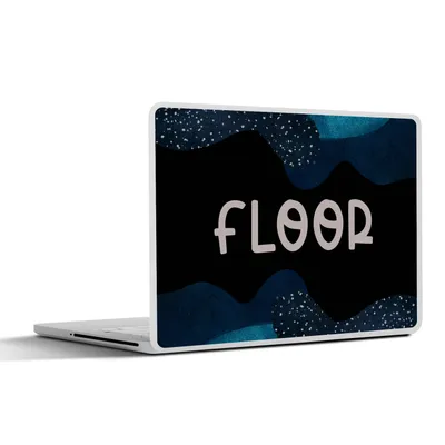 Produktbild von MuchoWow® Laptop Aufkleber Sticker Cover Boden - Pastell - Mädchen 30x21 cm - Sticker für Laptop - Selbstklebend