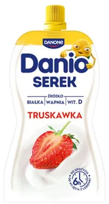 Obrázok produktu pre Danio Serek homogenizowany o smaku truskawkowym 120g