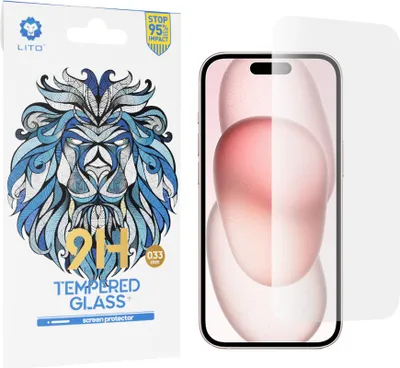 Produktbild von LITO 2.5D 9H Gehärteter Glas Classic Displayschutzfolie für Apple iPhone 15 - Transparent