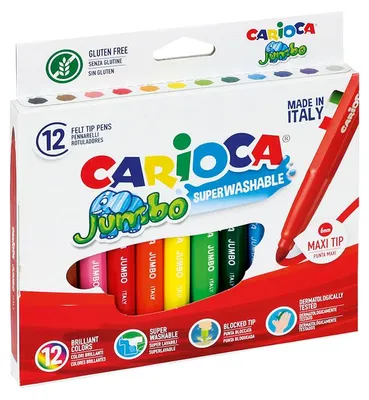 Produktbild von Carioca Pisaki Jumbo 12 kolorów