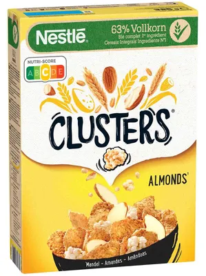 Obrázek produktu pro Nestlé 4742688003 Nestlé Clusters Mandel Müsli 325,0 g