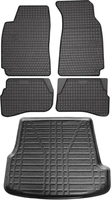 Immagine prodotto di Set tappetini e fodera bagagliaio per Skoda Superb notchback 2001-2008 gomma 5x