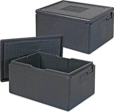 Produktbild von 2x Thermobox GN1/1 m. Deckel, LxBxH 600x400x320 mm