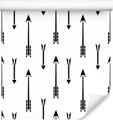 Produktbild von 10m VLIES TAPETE Rolle Wohnzimmer Pfeile Indianer Muster Ornamente XXL
