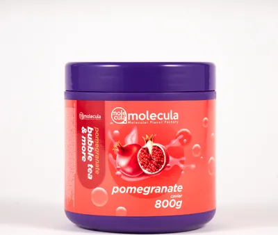 Produktbild von Popping Boba I Molekularer Kaviar Bubble Tea, Bubbles, Bubble tea Perlen 800g I Granatapfel