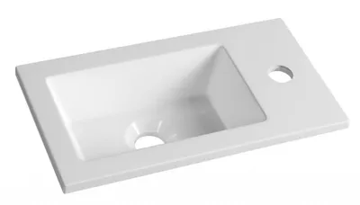 Obrázek produktu pro Umývátko Sapho litý mramor litý mramor bílá 40 cm LM420