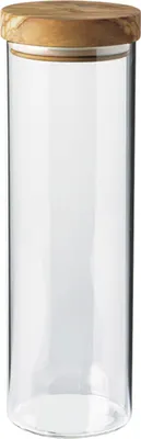 Produktbild von Vorratsglas mit Olivenholzdeckel, 1500 ml, 31 cm