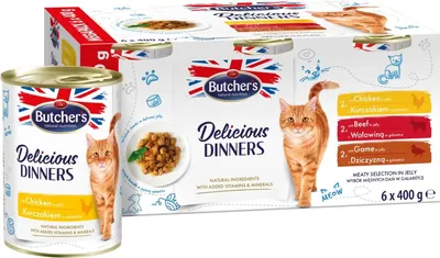 Image de Nourriture pour chats Butcher's Delicious Dinners poulet
