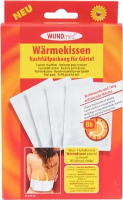 Immagine prodotto di WUNDmed® 04-031 WUNDmed® Wärmepflaster Nachfüllpack Wärmegürtel 04-031 weiß, 4 St.