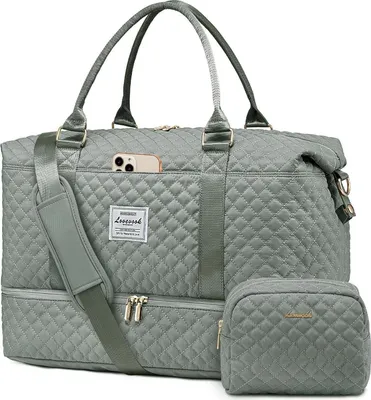 Produktbild von LOVEVOOK Sporttasche Reisetasche Damen Groß Weekender Travel Duffle Bag Handgepäck Wasserdicht Gym Camping