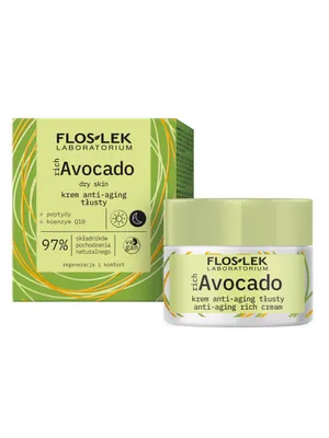 Immagine prodotto di FLOSLEK richAvocado Crema anti-età giorno e notte - pelle secca 50ml
