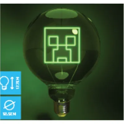 Zdjęcie produktu dla Światło neonowe LED Minecraft Creeper, energooszczędne, 12 cali