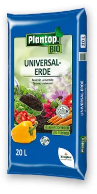 Produktbild von Plantop  Universal-Erde Kultursubstrat, torffrei, 20 Liter