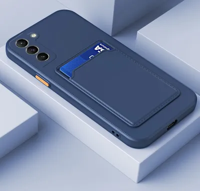 Produktbild von König Design Hülle kompatibel mit Samsung Galaxy S23 Kunststoff Soft Handyhülle - Handy Case Dunkelblau