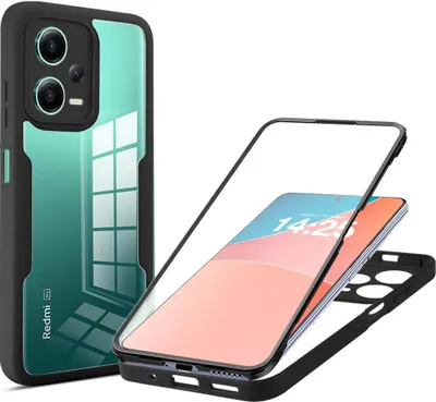 Produktbild von 360 Grad Handyhülle für Xiaomi Redmi Note 12 Pro+ 5G Full Cover Rundum Schutz Farbe: Schwarz